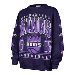 47 brand - Sacramento Kings '47 Women's 2025/26 City Edition Go Big Oversized Sweatshirt - Purple