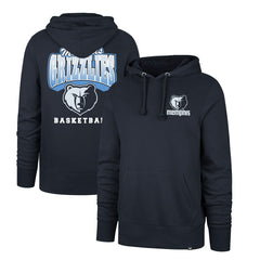 47 brand - Memphis Grizzlies '47 2025/26 City Edition Jab Step Headline Hoodie - Navy