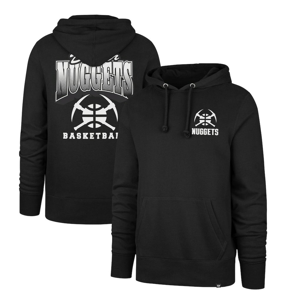 47 brand - Denver Nuggets '47 2025/26 City Edition Jab Step Headline Hoodie - Black