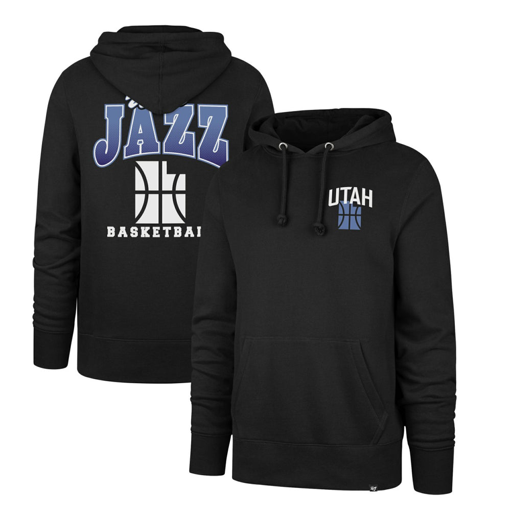 47 brand - Utah Jazz '47 2025/26 City Edition Jab Step Headline Hoodie - Black