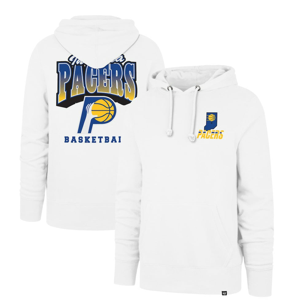 47 brand - Indiana Pacers '47 2025/26 City Edition Jab Step Headline Hoodie - White
