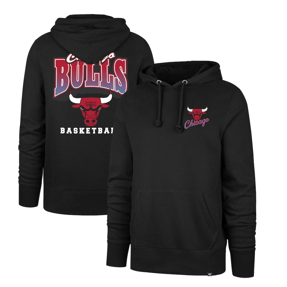 47 brand - Chicago Bulls '47 2025/26 City Edition Jab Step Headline Hoodie - Black