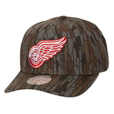 Detroit Red Wings - Mitchell & Ness Hidden Camo Pro Crown Adjustable Hat Camo