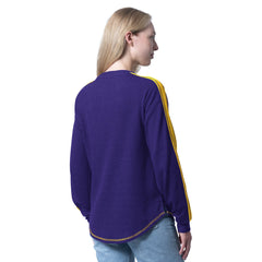 NBA - Los Angeles Lakers G-III 4Her by Carl Banks Women's Advantage Tri-Blend Long Sleeve T-Shirt - Purple