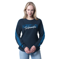 NBA - Minnesota Timberwolves G-III 4Her by Carl Banks Women's Advantage Tri-Blend Long Sleeve T-Shirt - Navy