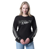 NBA - Brooklyn Nets G-III 4Her by Carl Banks Women's Advantage Tri-Blend Long Sleeve T-Shirt - Black