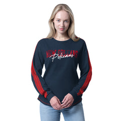 NBA - New Orleans Pelicans G-III 4Her by Carl Banks Women's Advantage Tri-Blend Long Sleeve T-Shirt - Navy