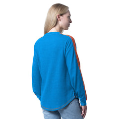 NBA - Oklahoma City Thunder G-III 4Her by Carl Banks Women's Advantage Tri-Blend Long Sleeve T-Shirt - Heather Blue