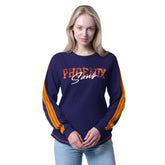NBA - Phoenix Suns G-III 4Her by Carl Banks Women's Advantage Tri-Blend Long Sleeve T-Shirt - Purple