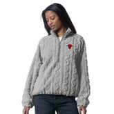 NBA - Chicago Bulls G-III 4Her by Carl Banks Women's Champ Half-Zip Pullover - Gray