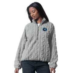 NBA - Minnesota Timberwolves G-III 4Her by Carl Banks Women's Champ Half-Zip Pullover - Gray
