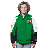 NBA - Boston Celtics Starter Youth All Time Pro Jr. Full-Zip Hoodie Jacket - Kelly Green/Black