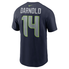 Sam Darnold Seattle Seahawks Name & Number T-Shirt College Navy - Nike
