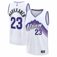 Fanatics - Lauri Markkanen Utah Jazz Fast Break Replica Jersey - Association Edition - White
