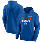 Edmonton Oilers - Fanatics 2025 Stanley Cup Playoffs Breakout Fleece Pullover Hoodie Royal
