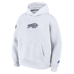 Buffalo Bills 2025 Rivalries Collection Oversized Tech Fleece Hoodie White - Nike