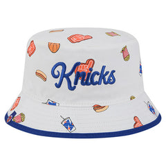 New Era - New York Knicks Team Cheer Reversible Bucket Hat - White