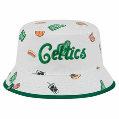 New Era - Boston Celtics Team Cheer Reversible Bucket Hat - White