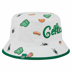 New Era - Boston Celtics Team Cheer Reversible Bucket Hat - White