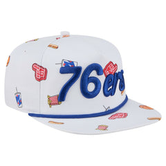New Era - Philadelphia 76ers Team Cheer Rope 19TWENTY Adjustable Hat - White