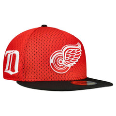 Detroit Red Wings - New Era Mesh Crown Two-Tone 59FIFTY Fitted Hat Red/Black