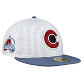 Colorado Avalanche - New Era Mesh Crown Two-Tone 59FIFTY Fitted Hat White/Navy
