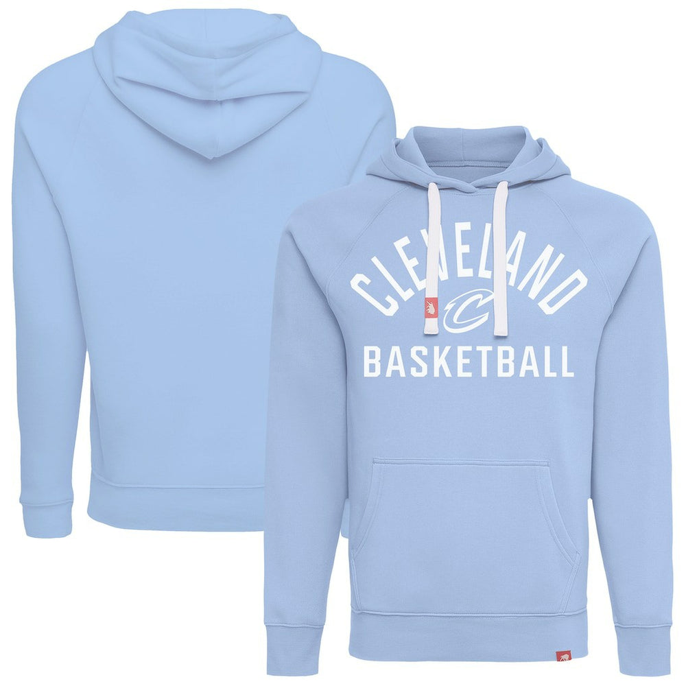 NBA - Cleveland Cavaliers Sportiqe Unisex Olsen Tri-Blend Pullover Hoodie - Light Blue