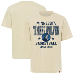 NBA - Minnesota Timberwolves Sportiqe Unisex Duke Premium T-Shirt - Cream