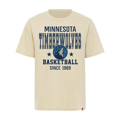 NBA - Minnesota Timberwolves Sportiqe Unisex Duke Premium T-Shirt - Cream