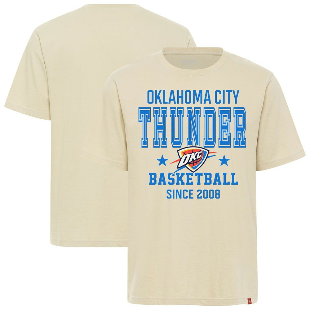 NBA - Oklahoma City Thunder Sportiqe Unisex Duke Premium T-Shirt - Cream