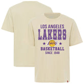 NBA - Los Angeles Lakers Sportiqe Unisex Duke Premium T-Shirt - Cream