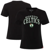 NBA - Boston Celtics Sportiqe Women's Arcadia Boxy T-Shirt - Black