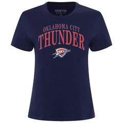 NBA - Oklahoma City Thunder Sportiqe Women's Arcadia Boxy T-Shirt - Navy