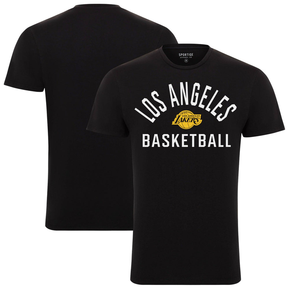NBA - Los Angeles Lakers Sportiqe Unisex Bingham T-Shirt - Black
