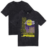 New Era - LeBron James Los Angeles Lakers Full Court Press Mineral Wash Player T-Shirt - Black