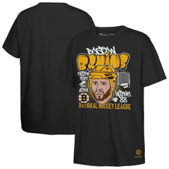 David Pastrnak Boston Bruins Mitchell & Ness Youth Caricature T-Shirt Black