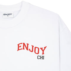 NBA - Enjoy Basketball x Chicago Bulls Unisex Hoop Enthusiast Capsule Collection T-Shirt - White