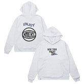 NBA - Enjoy Basketball x New York Knicks Unisex Hoop Enthusiast Capsule Collection Pullover Hoodie - Heather Gray