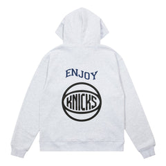 NBA - Enjoy Basketball x New York Knicks Unisex Hoop Enthusiast Capsule Collection Pullover Hoodie - Heather Gray