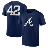 Atlanta Braves Jackie Robinson Day Name & Number T-Shirt Lifestyle