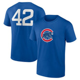 Chicago Cubs Jackie Robinson Day Name & Number T-Shirt Lifestyle