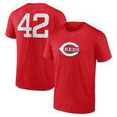 Cincinnati Reds Jackie Robinson Day Name & Number T-Shirt for sale