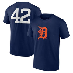 Detroit Tigers Jackie Robinson Day Name & Number T-Shirt for sale