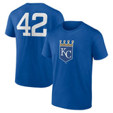 Kansas City Royals Jackie Robinson Day Name & Number T-Shirt Clearance
