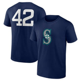 Seattle Mariners Jackie Robinson Day Name & Number T-Shirt Clearance