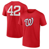 Washington Nationals Jackie Robinson Day Name & Number T-Shirt for sale