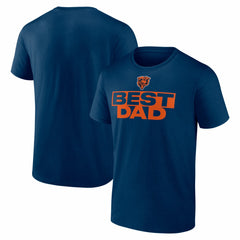Chicago Bears Greatest Dad T-Shirt Navy - NFL