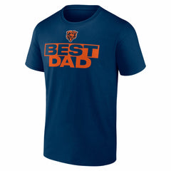 Chicago Bears Greatest Dad T-Shirt Navy - NFL