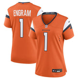 Evan Engram Denver Broncos Women's Team Game Jersey Orange - Nike
