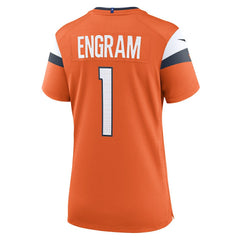 Evan Engram Denver Broncos Women's Team Game Jersey Orange - Nike